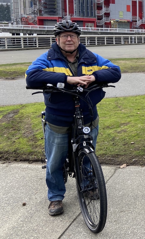 Dale and his new e-bike