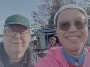 Dale and Roland at Go Fish restuarant.