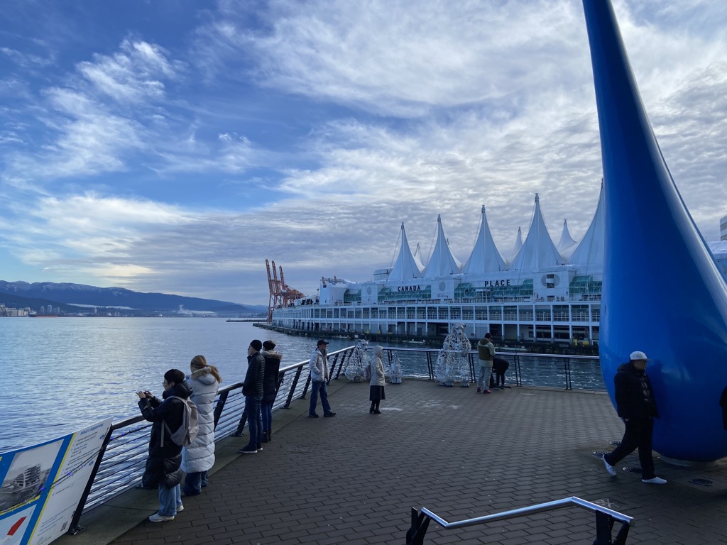Canada Place seens from Trade and Convention Centre