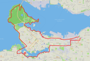 Christmas Day 2025 ride map